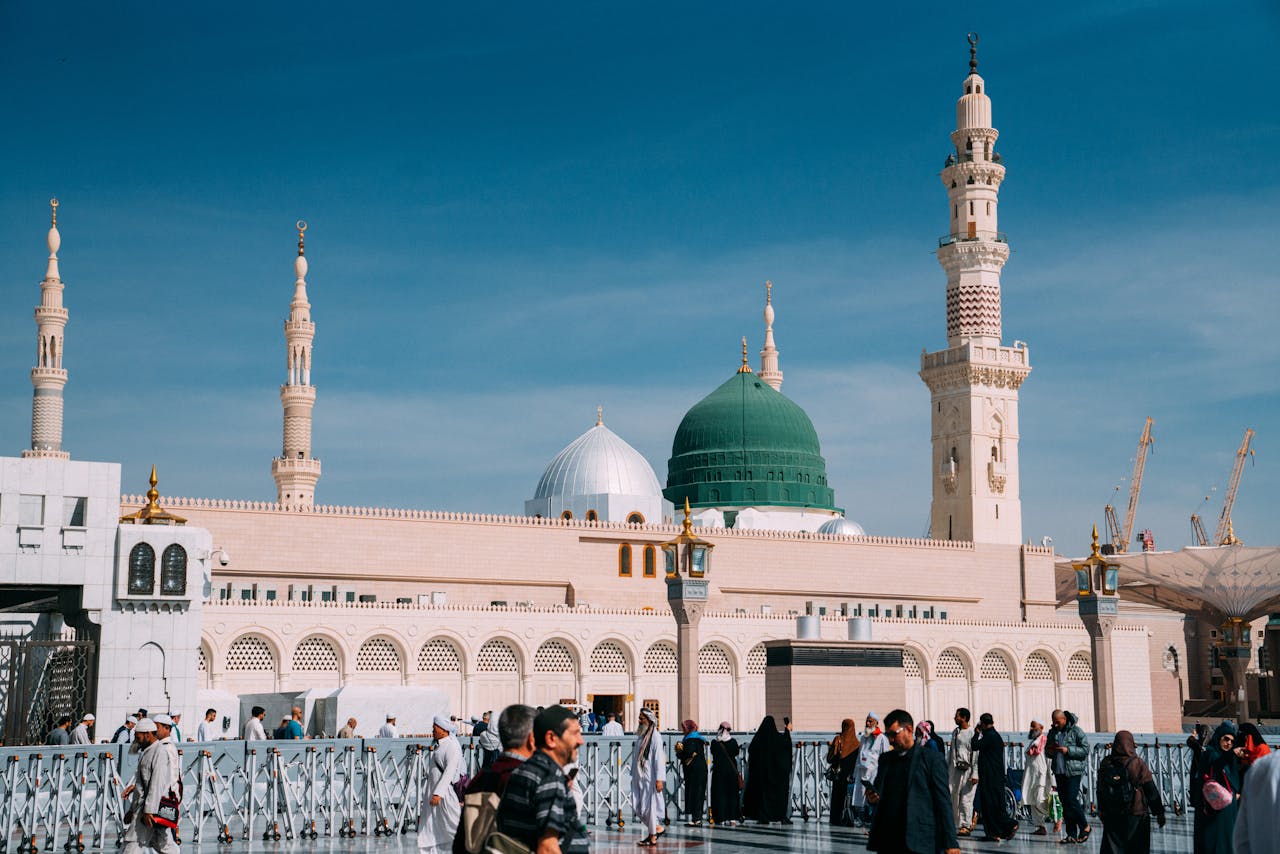 Prophet Mosque in Medina in Saudi Arabia